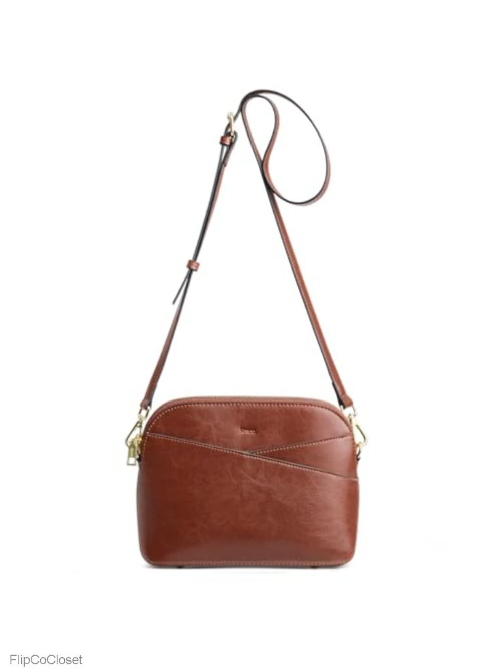 Genuine Leather Crossbody Bag for Women Adjustable Strap Purse